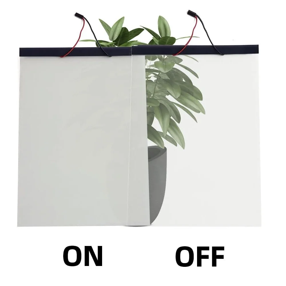 Self-adhesive Smart Pdlc Tinted Film Electric Smart Glass Tint Switchable Window