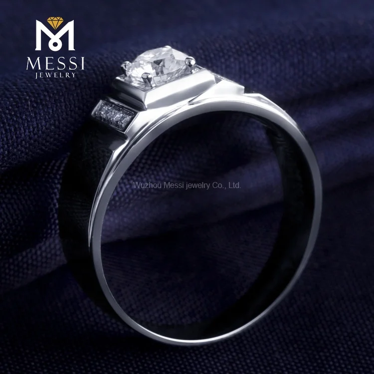 Месси ювелирные изделия для мужчин кольца обручальные разного 14k 18k золотые оптом AU750 Мужские Синтетические