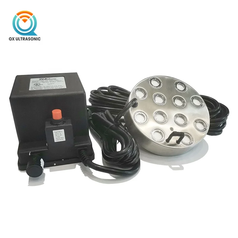 Промышленный ультразвуковой распылитель, устройство для создания тумана, ультразвуковой распылитель для парка, ландшафта, пруда, грибов, 12 дисков, 6000 мл в час