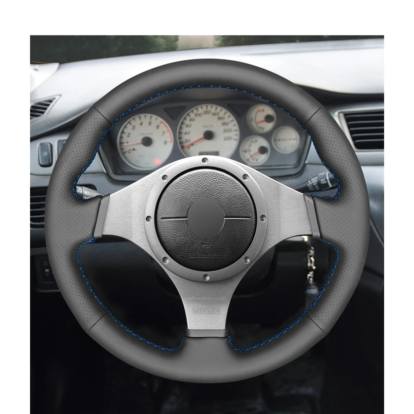  Чехол рулевого колеса из искусственной кожи для Mitsubishi Lancer Evolution EVO 7 8 9 MR M 2003 2004 2005 2006