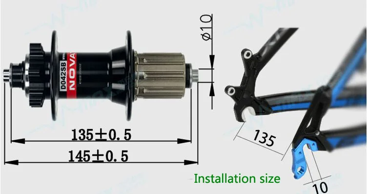  Ступица горного велосипеда совместимая с SHIMANO 9/10/11 скоростей колесная Втулка быстросъемным