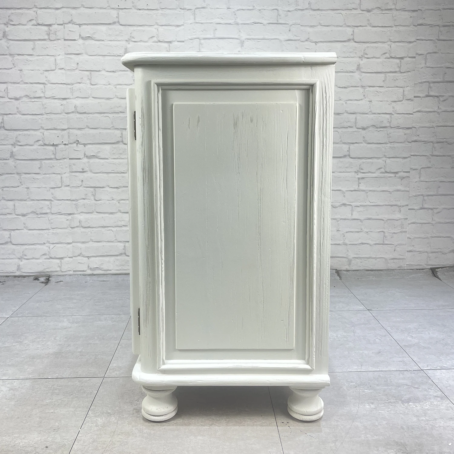 Французский Кантри стиль шкаф деревянный белого цвета в винтажном стиле; Для хранения 2 двери шкаф сервант