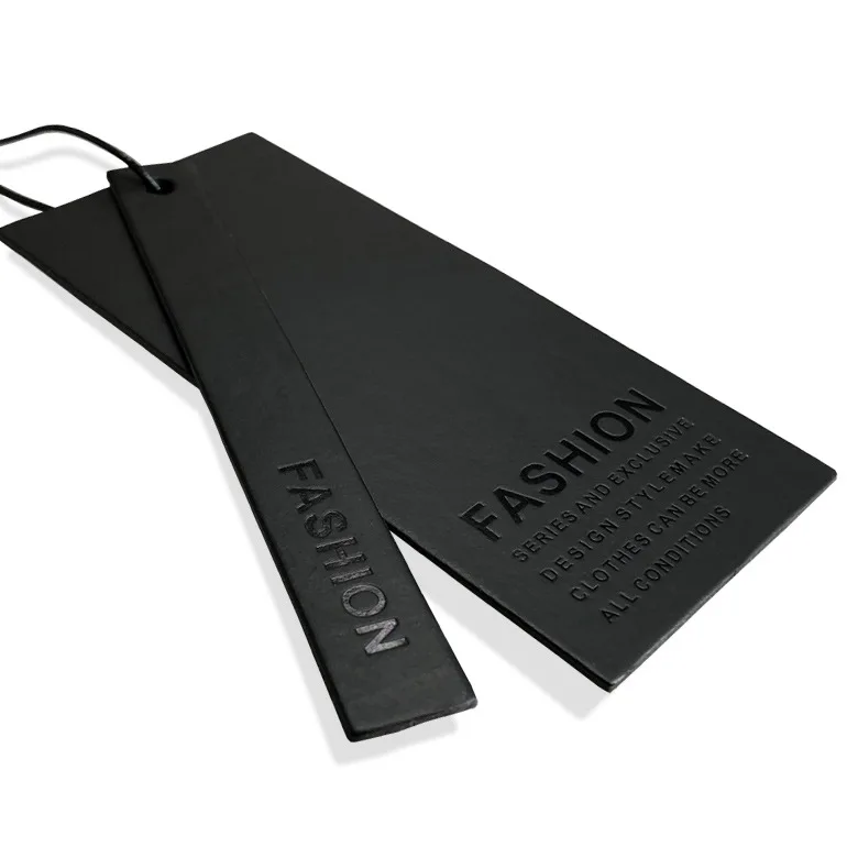 Custom Black Card Paper Hang Tag Uv Printing Garment Black Cardboard Tags,Hangtag For Clothing