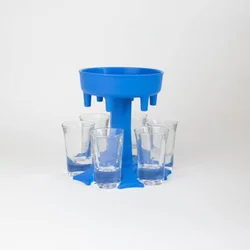 6 Shot Glass Dispenser and Holder