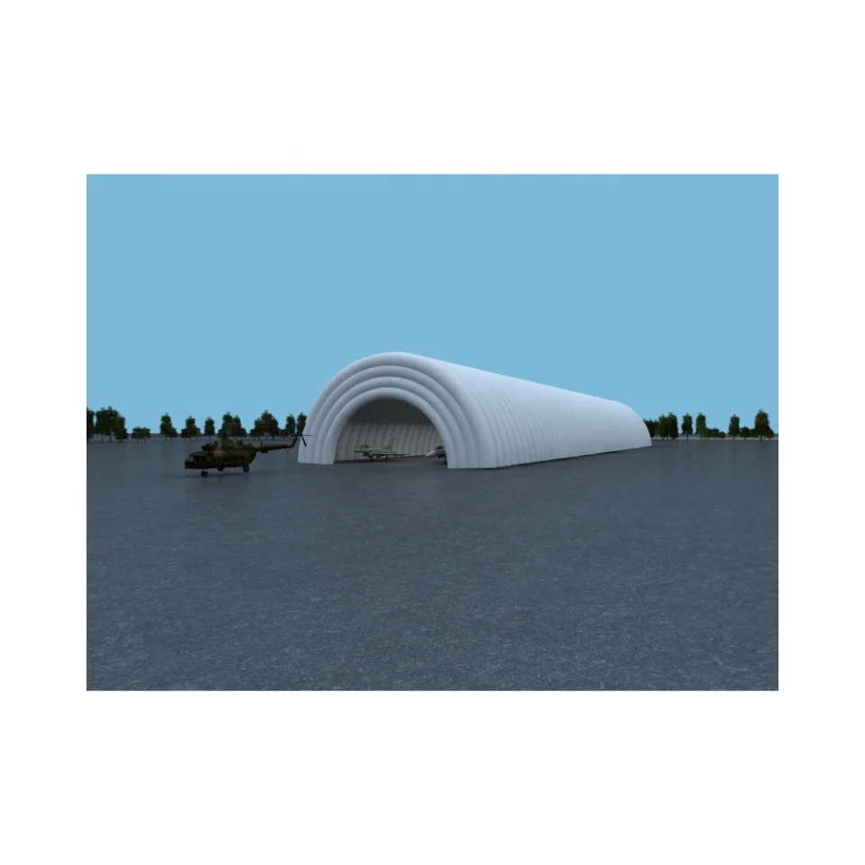 Quality Assurance Air rib membrane hangar Inflatable hangar  car parking garage canopy Inflatable tent Inflatable structure
