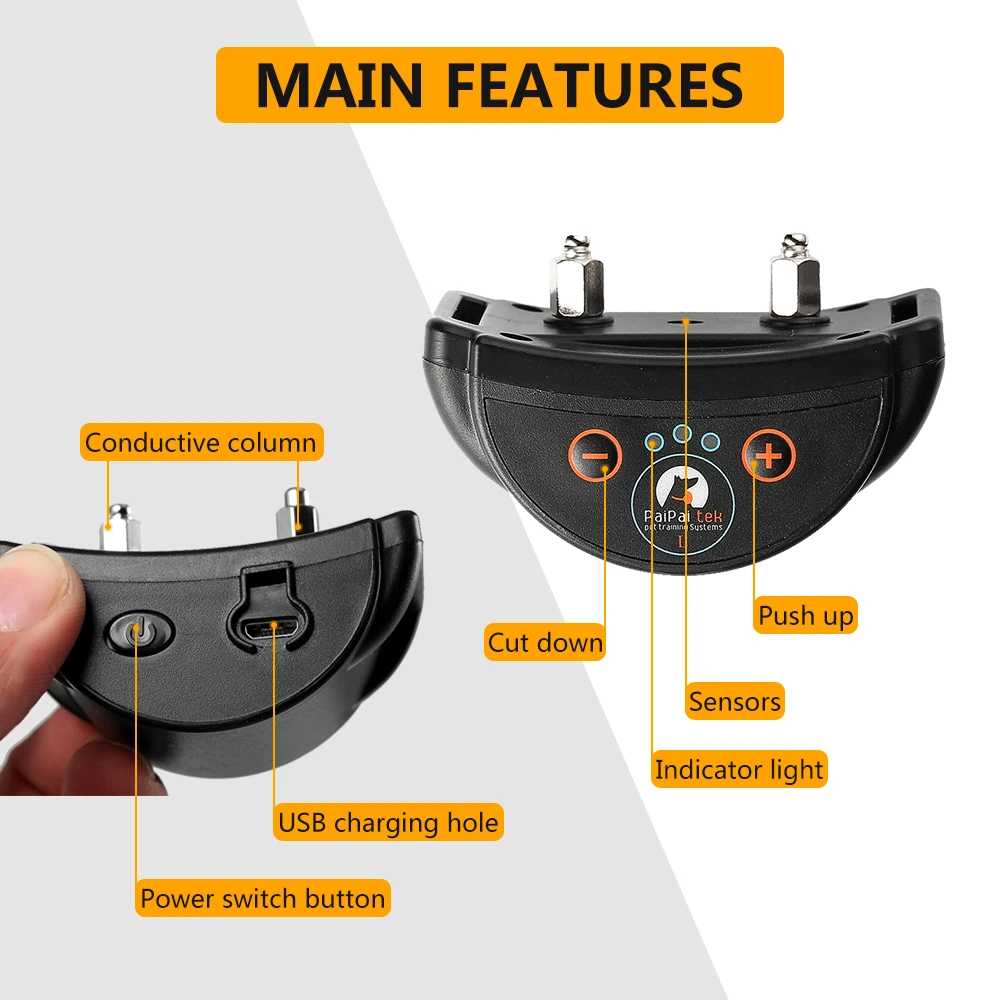 Amazon Top 10 rechargeable anti bark E collar stays para perros for medium and large dogs