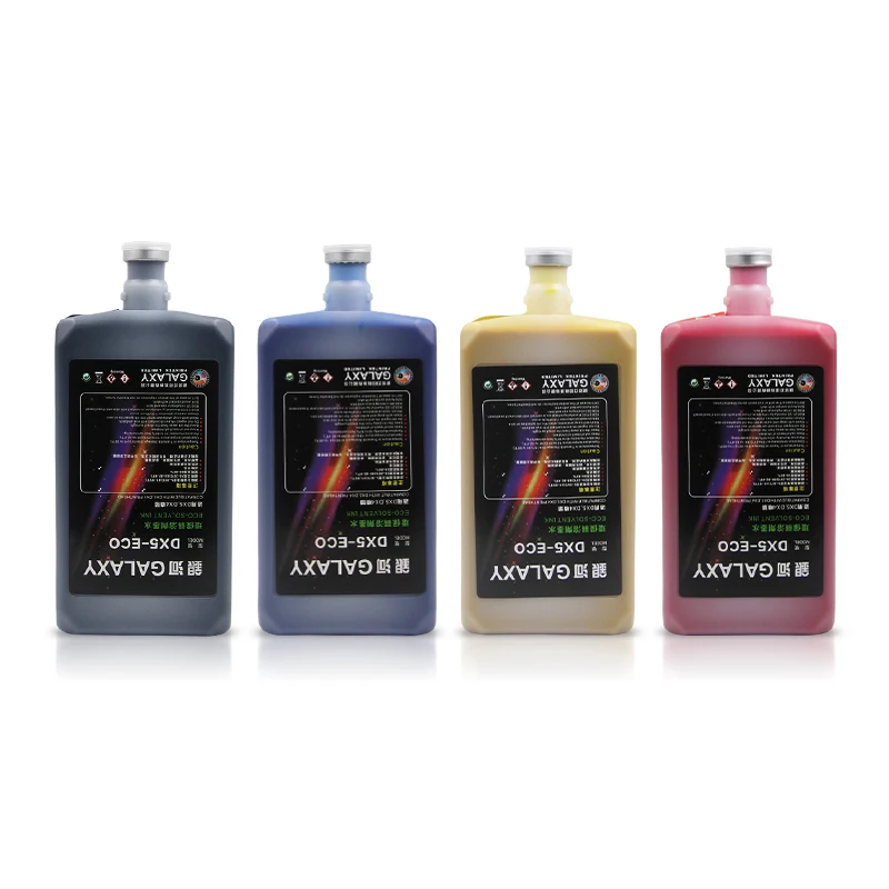 Supercolor CMYK Galaxy Eco-solvent Jet Best Eco Solvent Ink For DX5 Large Format Printer