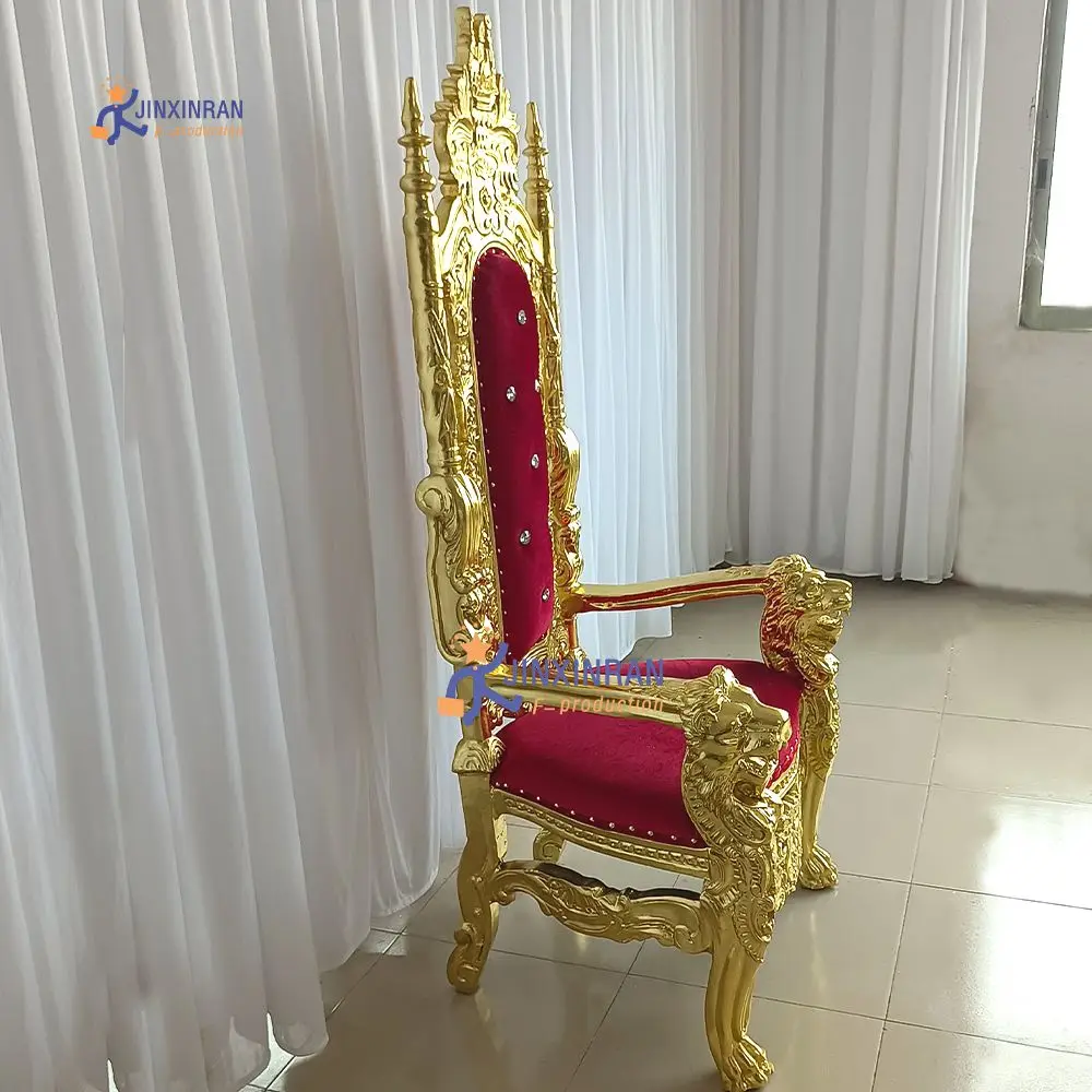 Modern New Design White Throne Chairs Luxury High Back Modern Throne Chairs Luxury