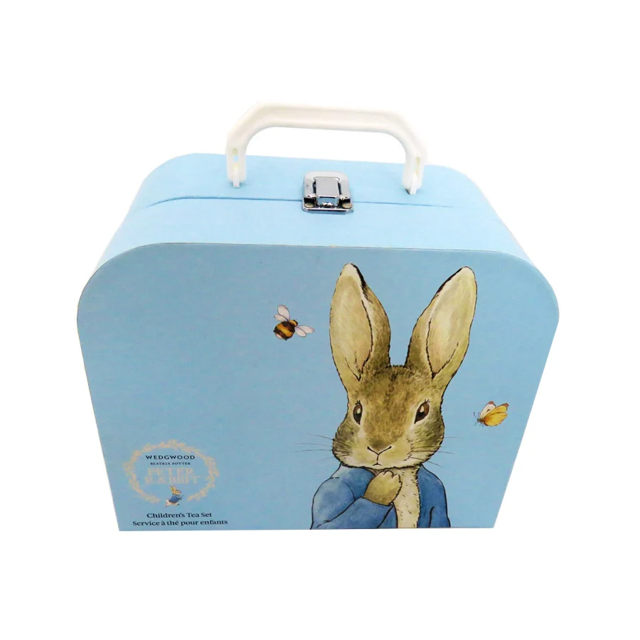luxury large cardboard handle boxes kids educational toy baby clothes gift packaging suitcase box