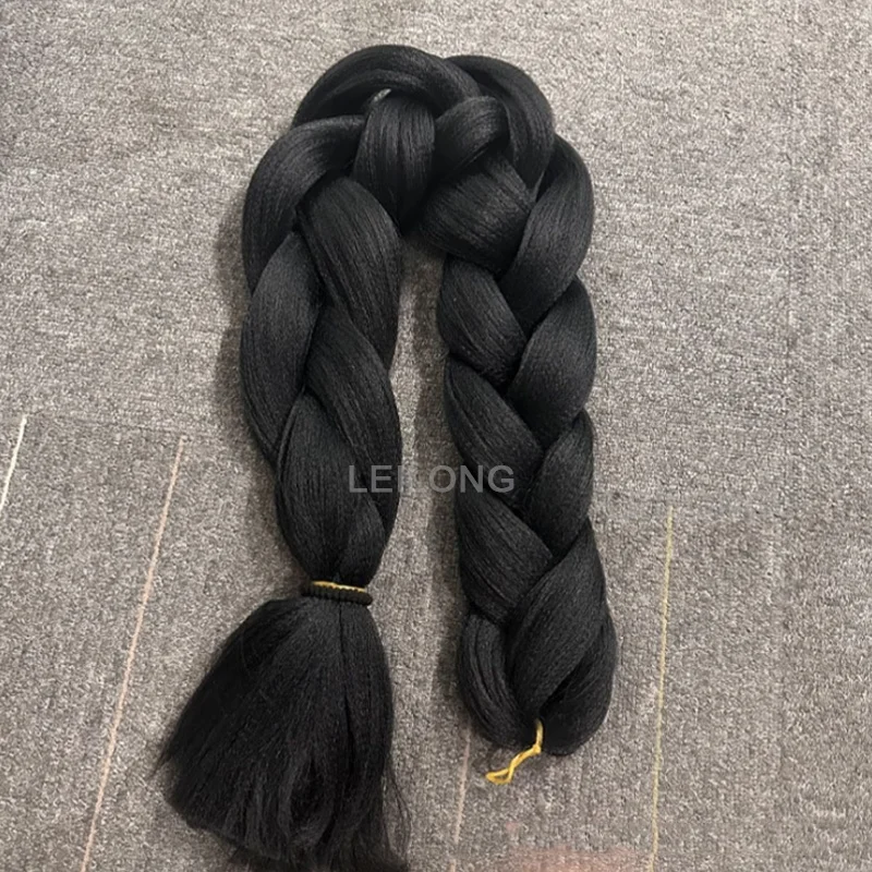 41inch braiding hair ombre extension prestretched extensions  Box braids Knotless pre looped High Heat Fibre hair