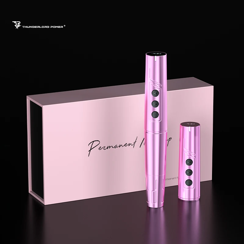 Biomaser manufacturer!TP006 Wireless Tattoo Pen Machine With 2.5MM-3.0MM Stroke for permanent make up