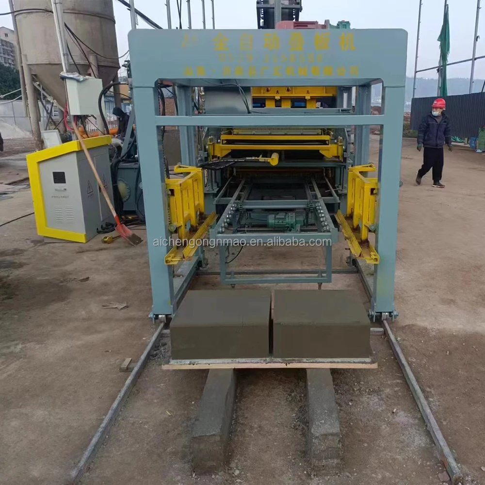 Aichen QT5-15 fully pavement block brick press machinery price list of block moulding used block machine