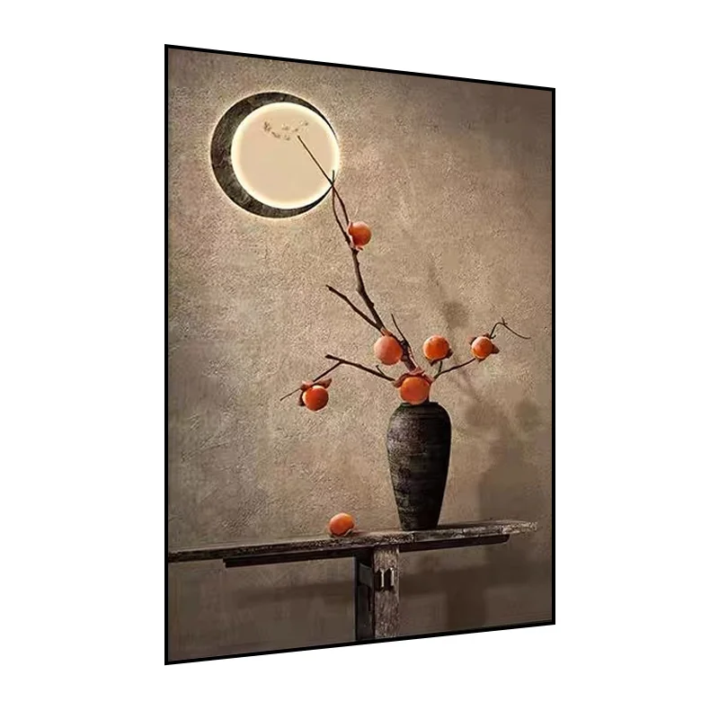 Best quality hanging decorative graphene electric painting hanging heating convection light crystal model