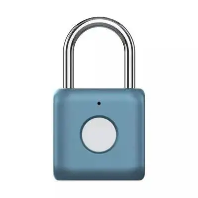 Stainless Steel Top Security Lock Smart Fingerprint Padlock  Luggage Padlock Safety Fingerprint Door Lock