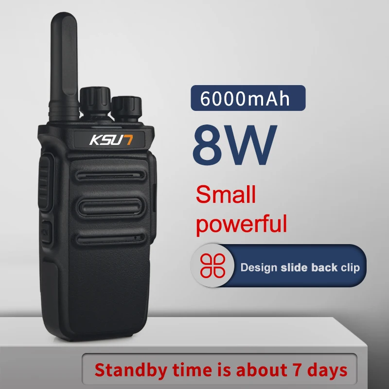 Mini Two Way Radio Receiver HF Transceiver Rechargeable Ham Radios Comunicador UHF 400-470MHz Waterproof Portable Walkie Talkie