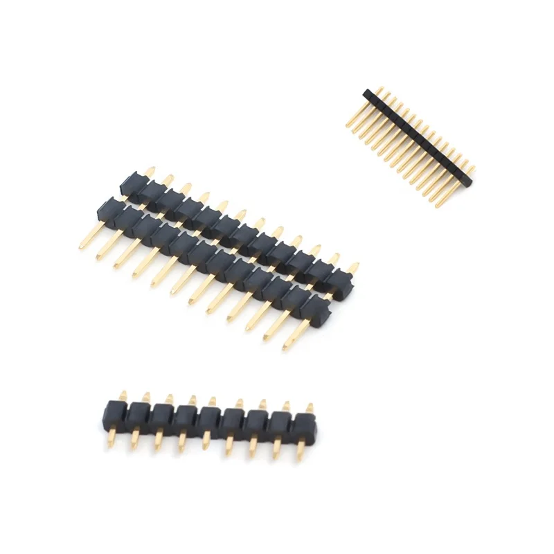 China Pogo Pins Connectors PCB Board Electronics Spare Parts 2.54mm Pitch Pin Headers