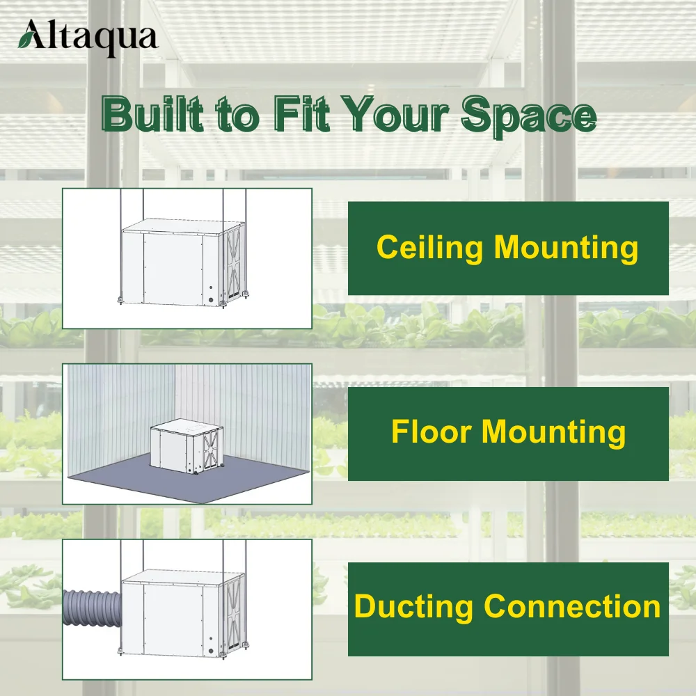 Altaqua Dehumidifier Greenhouse Planting Air Humidity and Temperature Control Dehumidifier Greenhouse