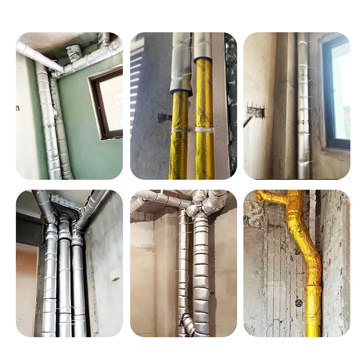 Factory custom-made sewer noise reduction mat butyl damping sheet sound-absorbing and sound-insulating material
