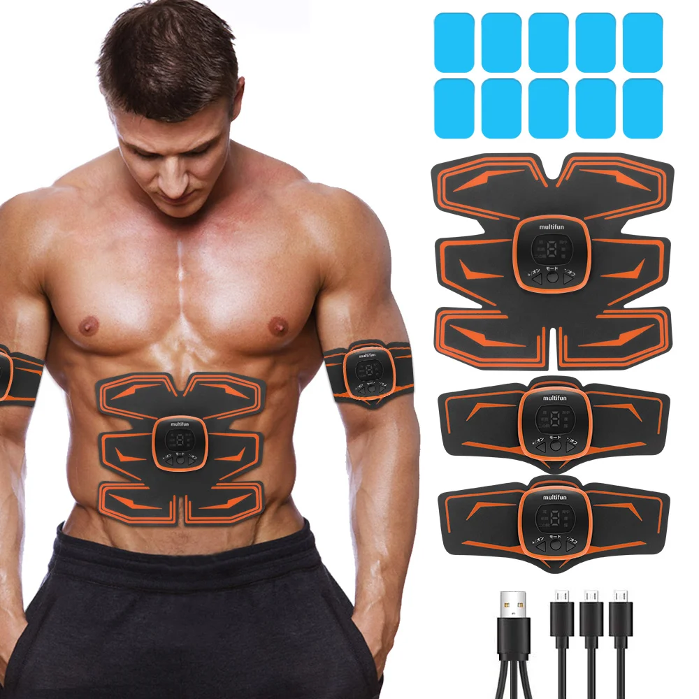 
Fitness Body Sport ABS Electrical Muscle Stimulator Portable Electro Muscale Stimulation Toner 