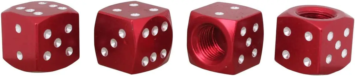 Luminous Wheel Aire Stem Air Cover Dice Rim Florescent Led Aluminum Alloy Tire Valve Cap For Motorcycle