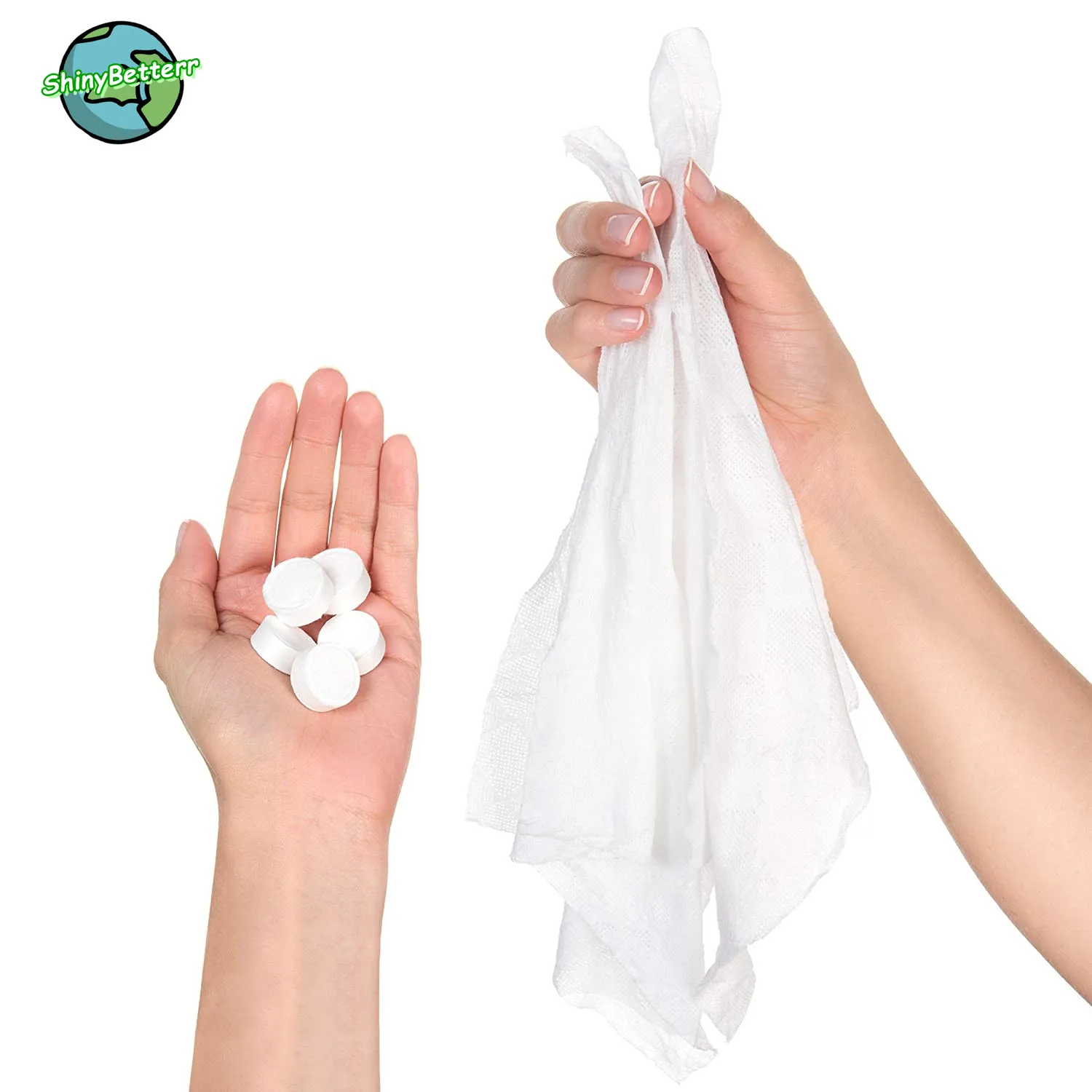 100 Pieces eco- friendly magic napkins coin tissue tablets compressed wipes disposable towels compressed towels disposable