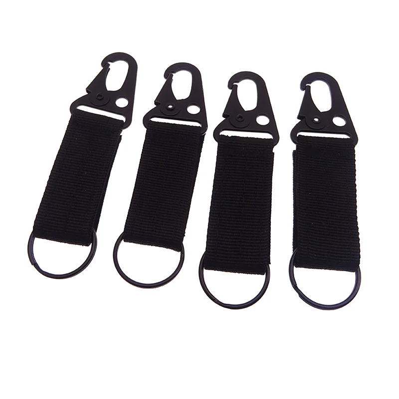 Wholesale Tactical Hanging Carabiner With Tether Buckle For Backpack Strap Keychain