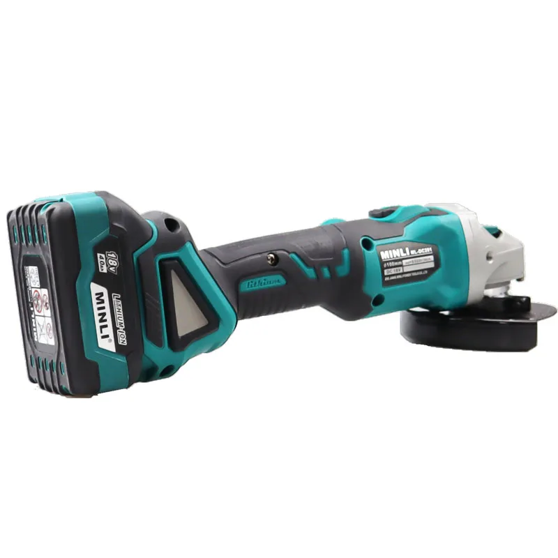 Brushless Lithium Angle Grinder Cordless Cutter High Power Grinder