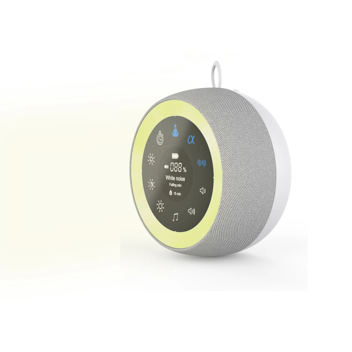 2021 Новый портативный детский прибор для сна с сенсорным экраном, красочная светящаяся функция, белый шум, машина для сна