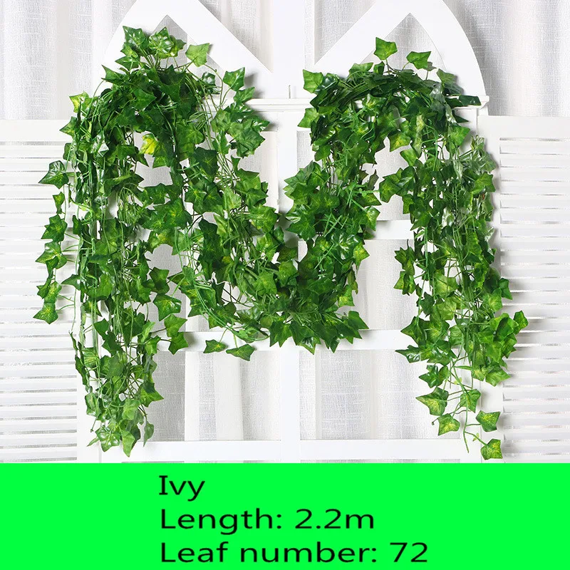 New Indoor Decorative Artificial Wall Plant Climbing Ivy Plants For Garden Ceiling Decoration