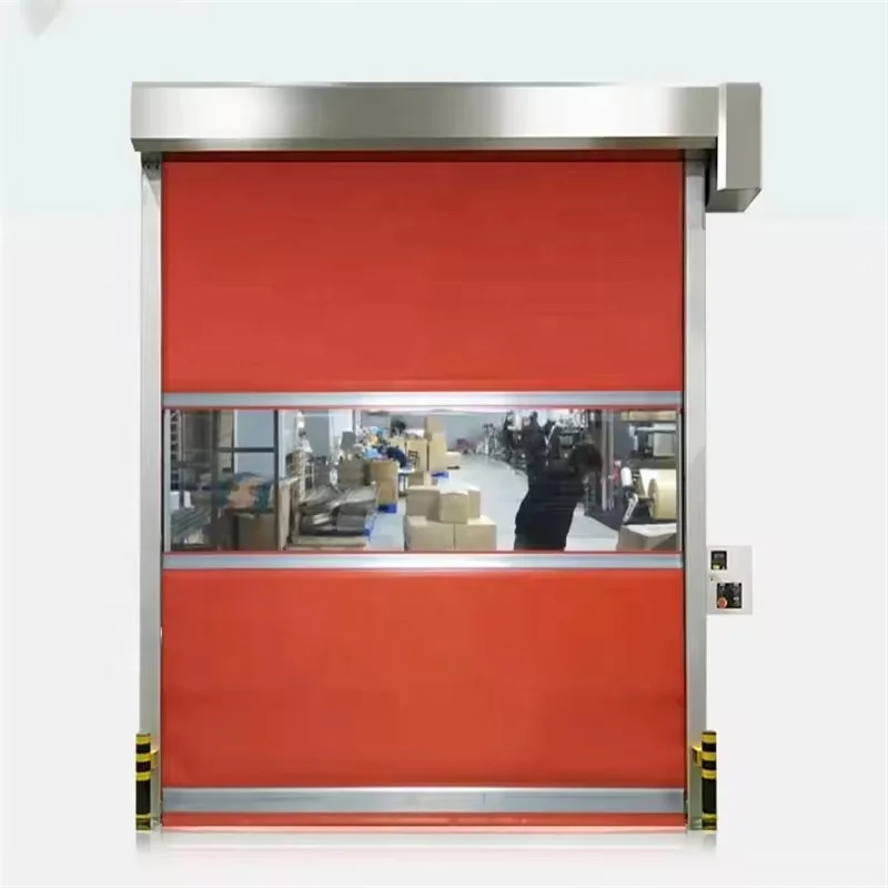 China Wholesale high speed roll up door supplier rapid roll door industrial high speed door for cleanroom entrance