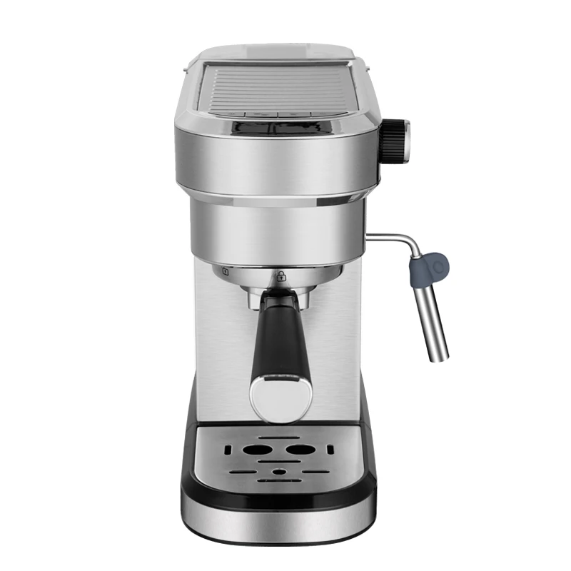High quality Stainless steel home Use Coffee Maker Good Quality Latte Espresso machine with Pressure Meter OEM
