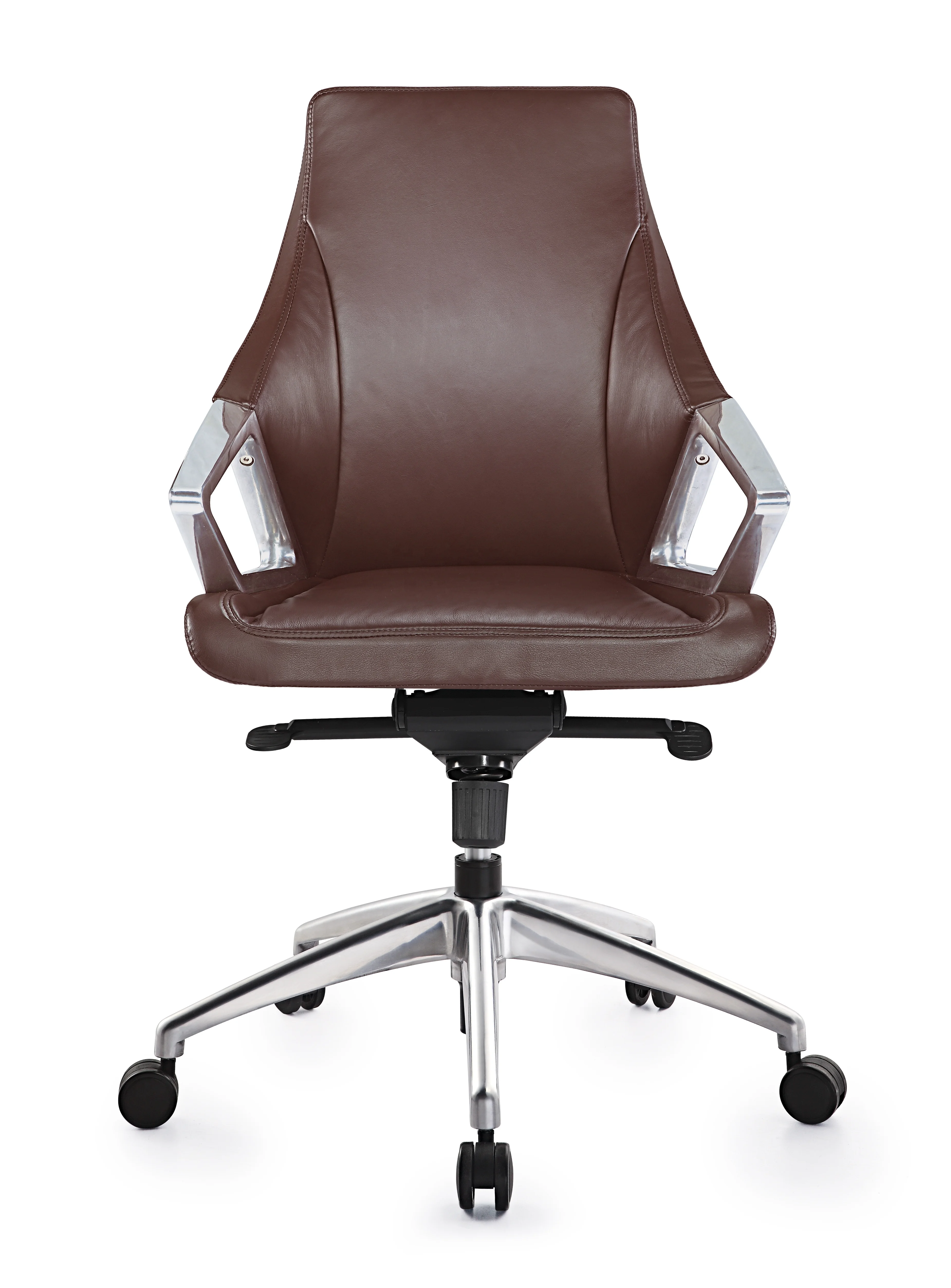 GS-G1901 Ergonomic solutions seating middle back luxury executive conference leather office chair
