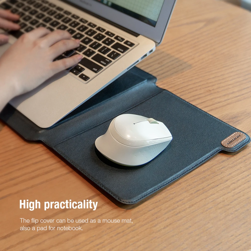 Nillkin Laptop Bag Sleeve for 13 14 Inch MacBook Notebook Expandable Storage Two Adjustable Angles Ultra-Slim Laptop Case