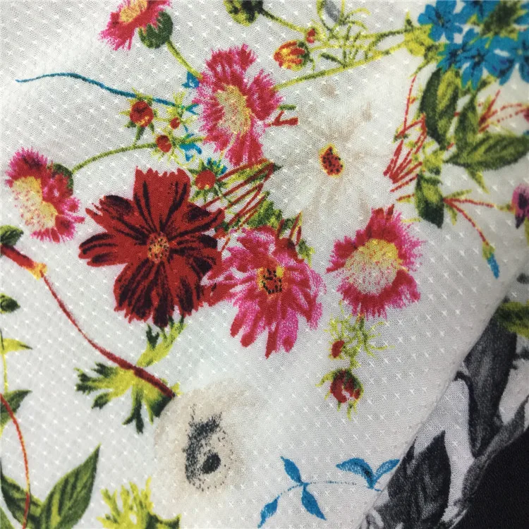 High quality dobby fabric 100% rayon printed fabric rayon dobby fabric for garment
