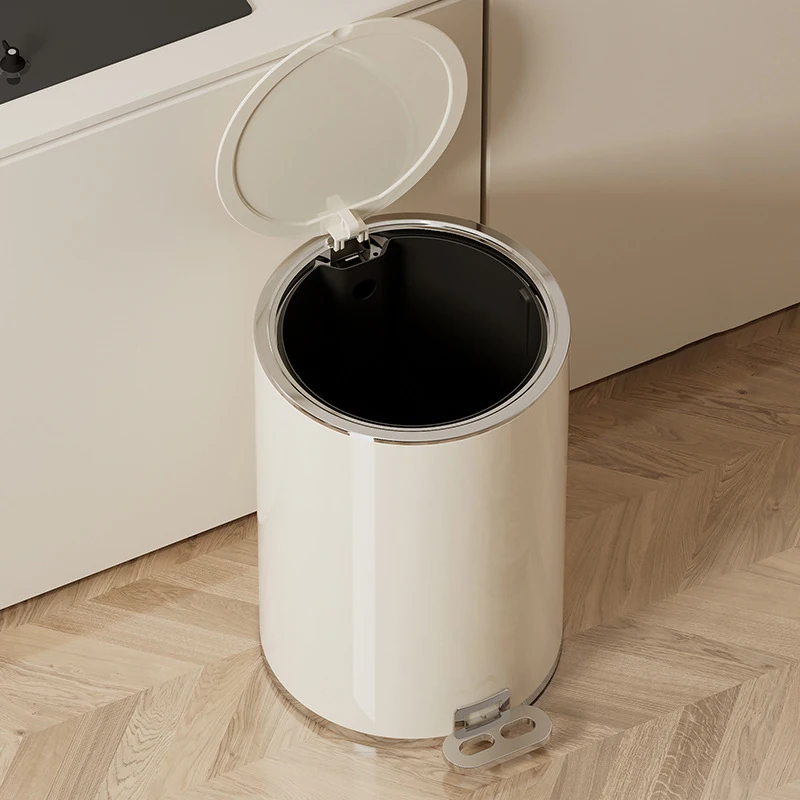 Indoor kitchen Treadle recycling bins Waste disposal containers Trash cans garbage bin