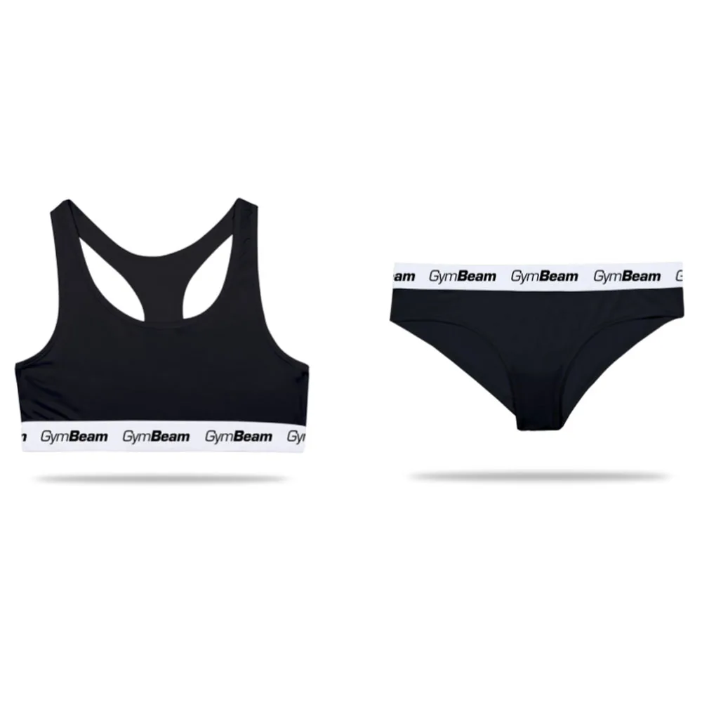 2022 Underwear Sexy Panties High Impact Bra Set Custom 2 Piece beautiful cotton womens sports plus size bra with boy shorts