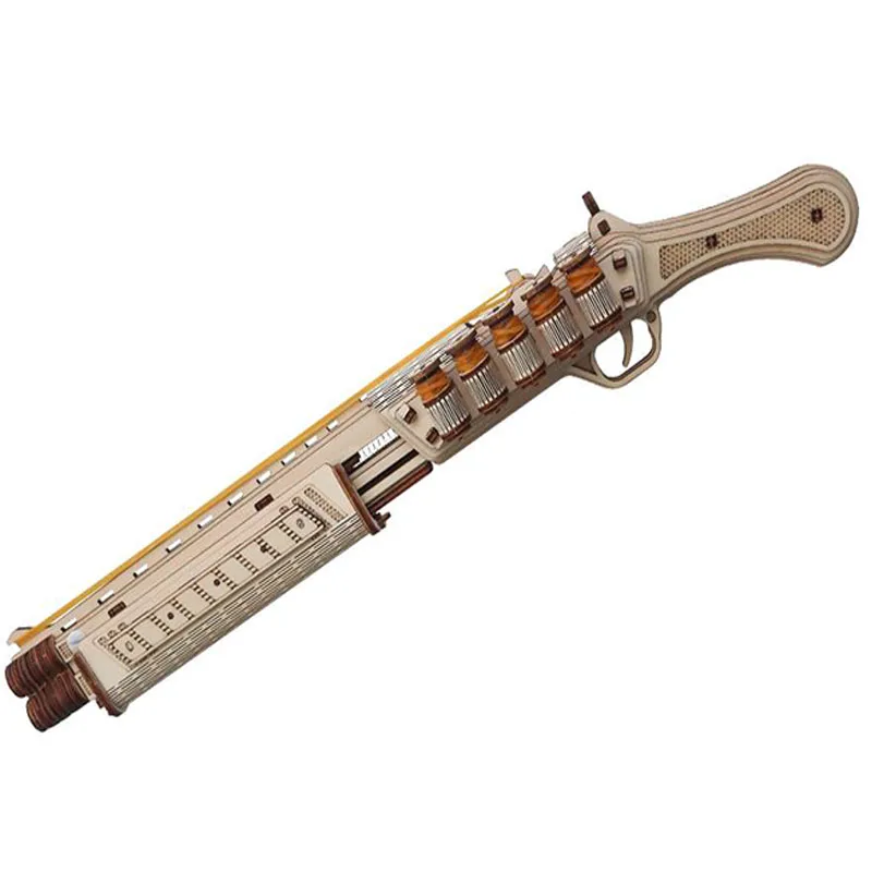 Beaverlab DIY Деревянные Ремесла головоломки Резиновая лента пистолет игрушки и хобби 3D деревянные головоломки для детей и детей