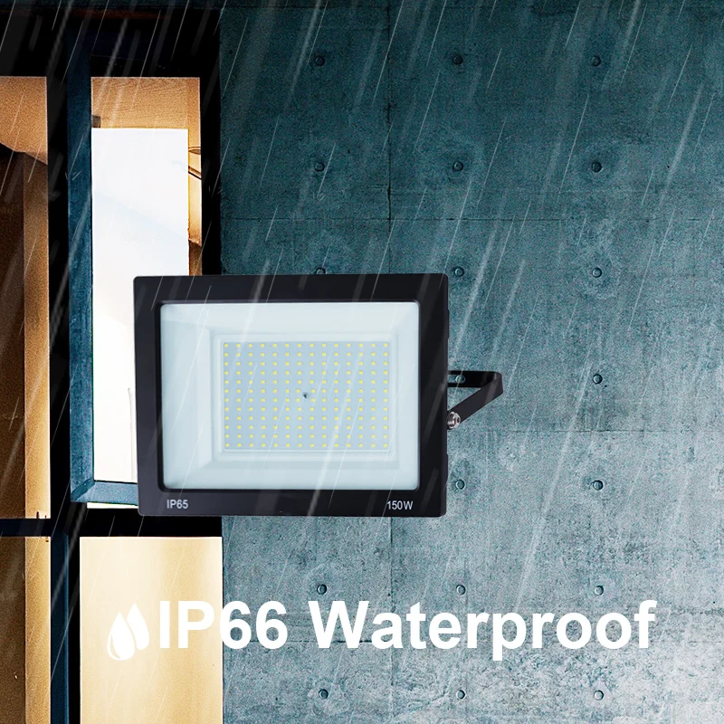 Waterproof IP65 Portable Projector RGB Sensor 20W 30W 50W 100W 200W Security LED Flood Light For Outdoor Using