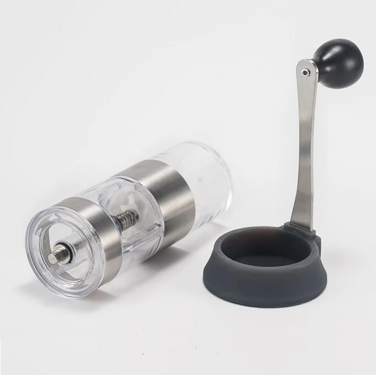 New design hand operated corn conical burr manual coffee grinder mill