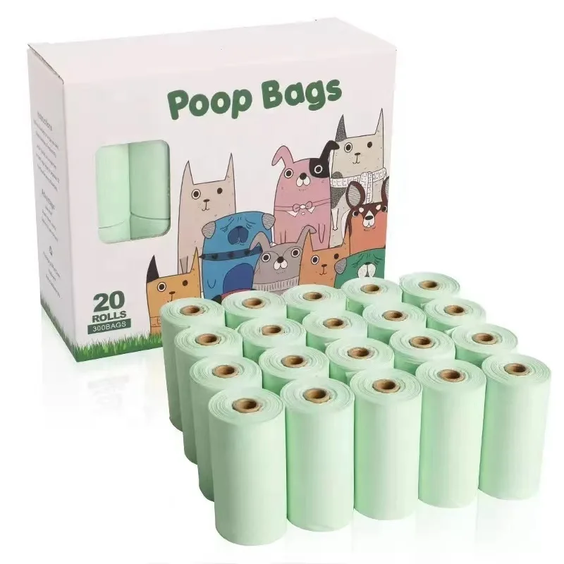 Dog Poop Bags  Leak-Proof and Extra-Thick Pet Waste Bags Big and Small Dogs Refill Rolls Degradable Disposable Pet Poop Bag