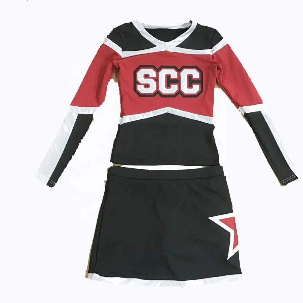 spandex cheerleading uniforms: sequin fabric