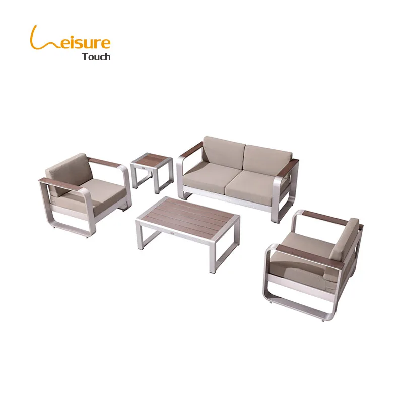 LeisureTouch алюминиевая рама для внутреннего дворика современный комплект садовой