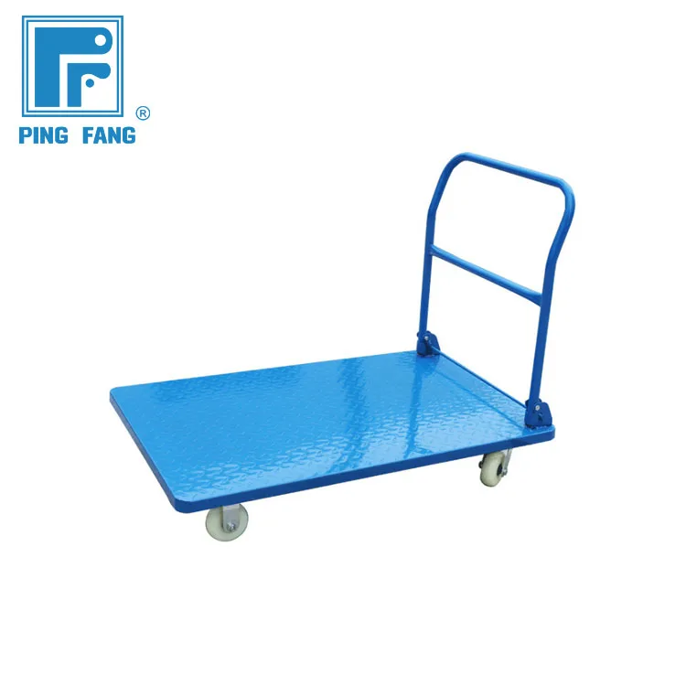 Hot sale  Portable Warehouse Platform Cart platform hand trucks foldable trolley platform hand truck
