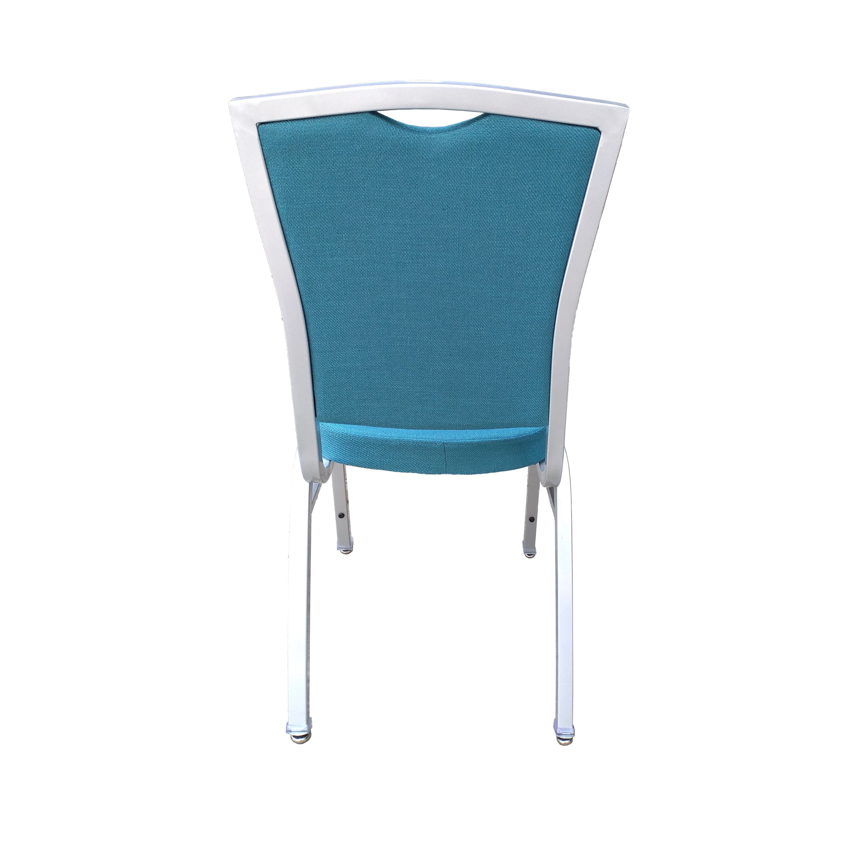 Stackable wedding banquet chair  cushions hot selling metal frame