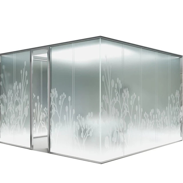 China suppliers tempered glass soundproof office glass partition wall