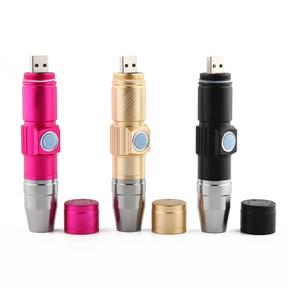 Мини-USB перезаряжаемый 365nm УФ-фонарик Blacklight УФ светодиодный фонарик Ультрафиолетовый нефритовый детектор света