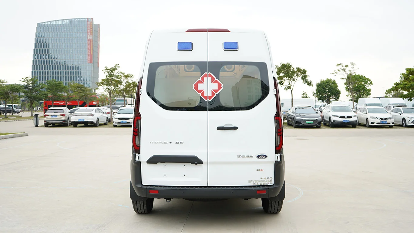 New Ambulance Car Transit V362 Monitoring First Aid ABS Interior Professional Manufacture Medical Ambulance Vehicle