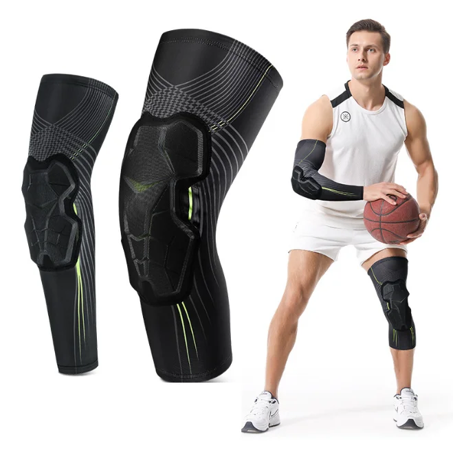 Long Compression Leg Sleeves Braces For Basketball Volleyball Football Basketball Sports Kids Youth Volleyball Knee Pads