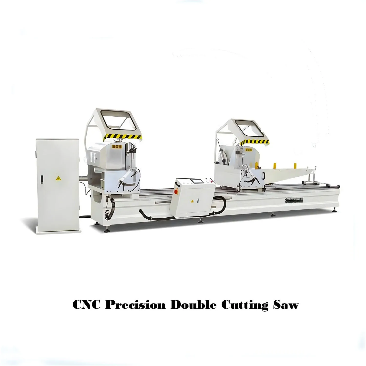 High-Strength Steel Double Head Cutting Saw 45 90  Degree Cutting Machine with Aluminium Profile of PVC Window and Door/PVC