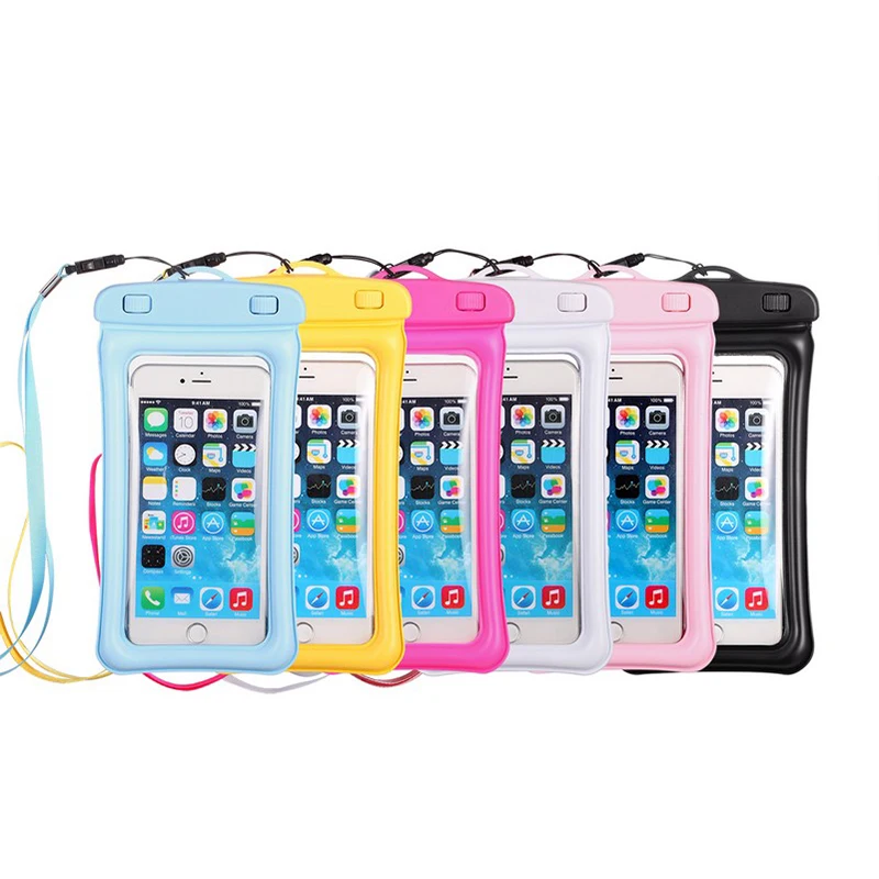 CE Certified Waterproof Swimming Bag Mobile Phone Case Cover Dry Pouch Universal Diving Waterproof Phone Bag